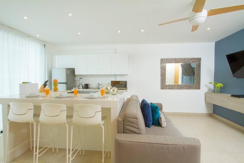 Glamorous 2 Bedroom Apartment / Up To 6 Ppl 신데 델 카르멘 외부 사진